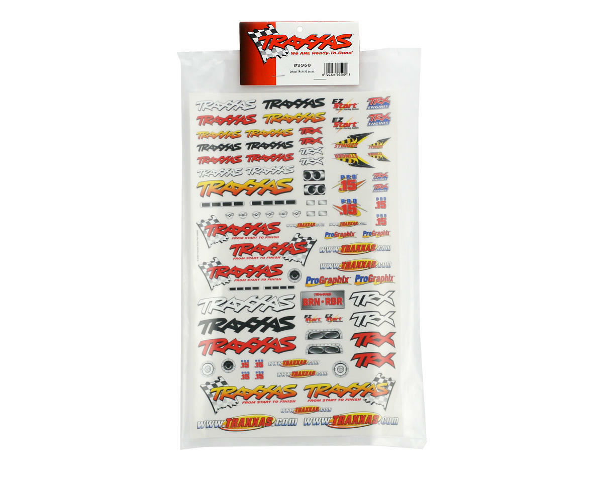 Traxxas Official Team Racing Decal Set (Flag Logo/6-Color) [TRA9950]