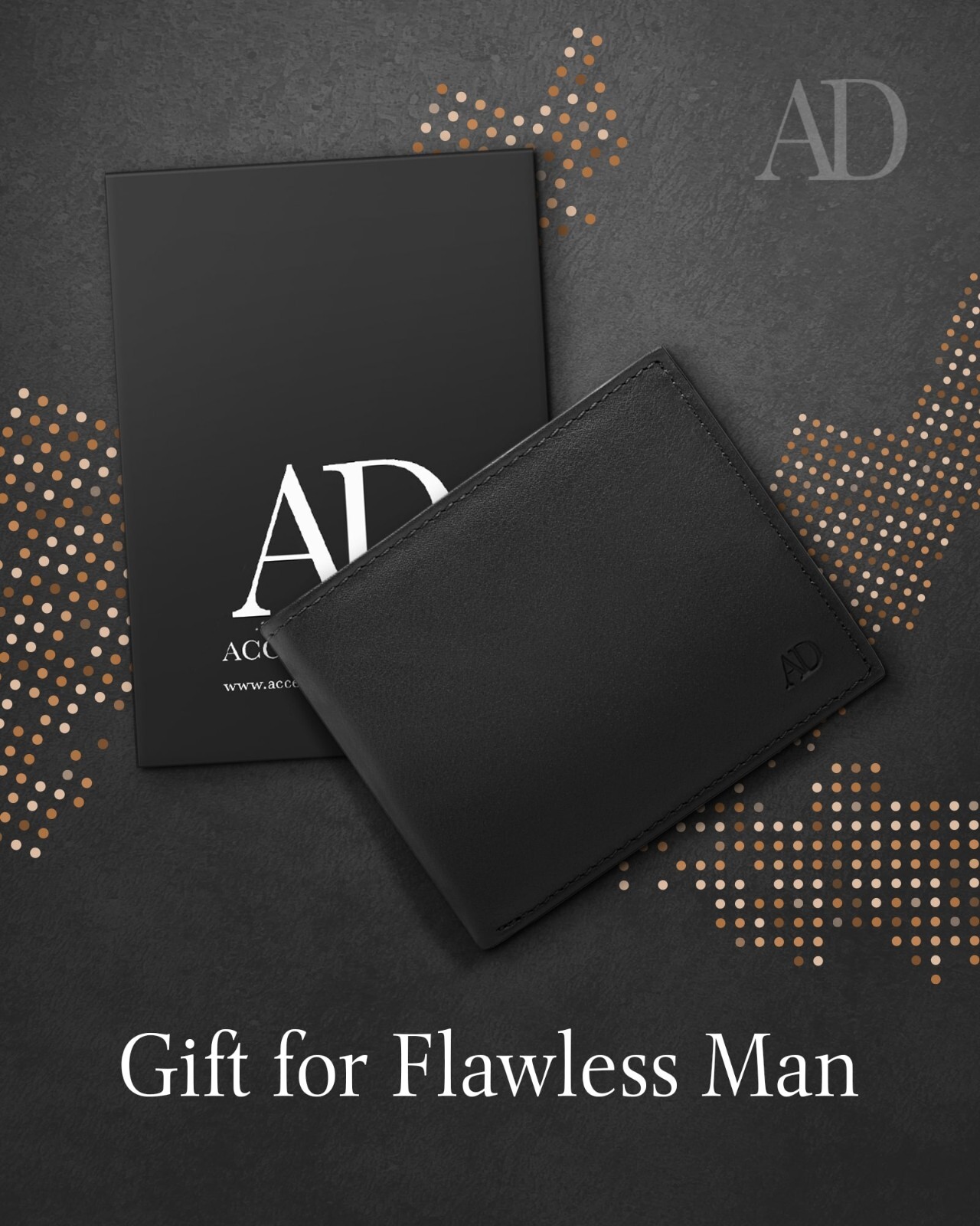 Genuine Leather Minimalist Bifold Wallets For Men RFID Blocking Slim Mens Wallet