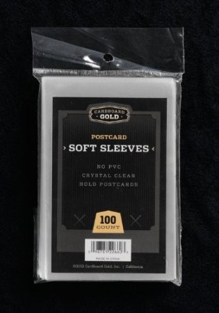 CBG Postcard Sleeves - 3-11/16 x 5-3/4 - 100ct Pack