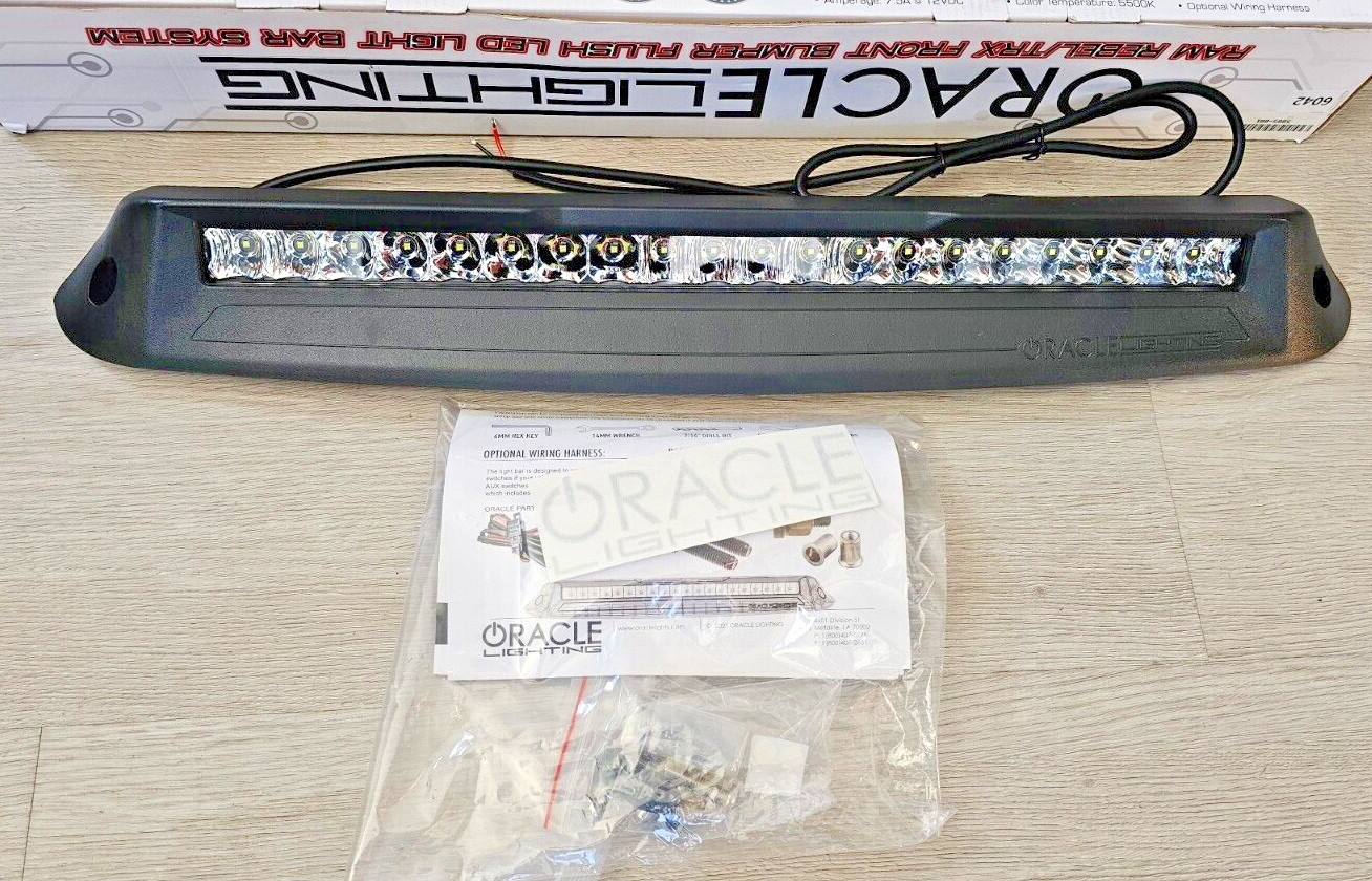 New Oracle Lightning front bumper LED light bar for 2021-24 Dodge Ram 1500 TRX