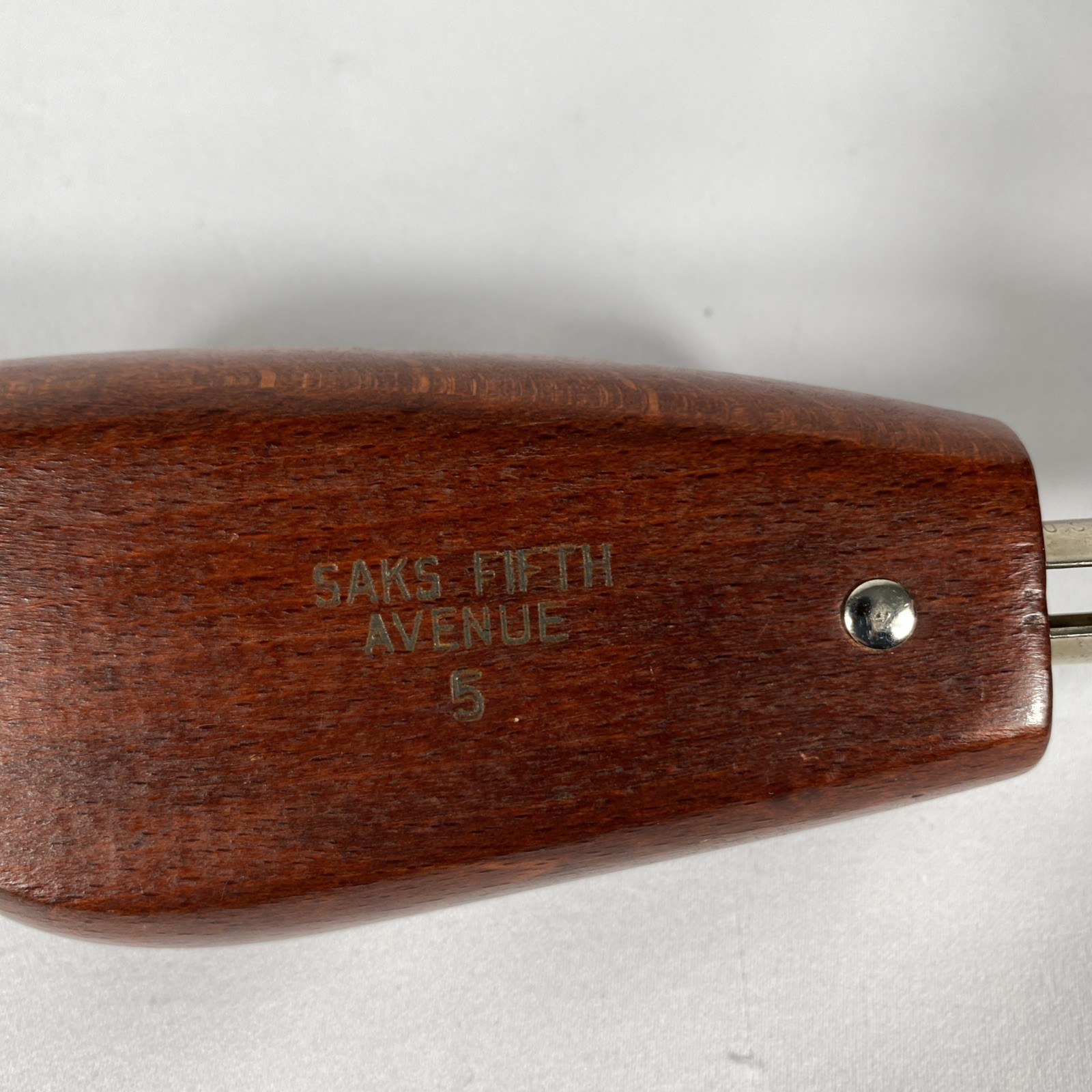 Vintage Saks Fifth Ave Rochester Split Toe Shoe Tree Stretcher #5 Size Large