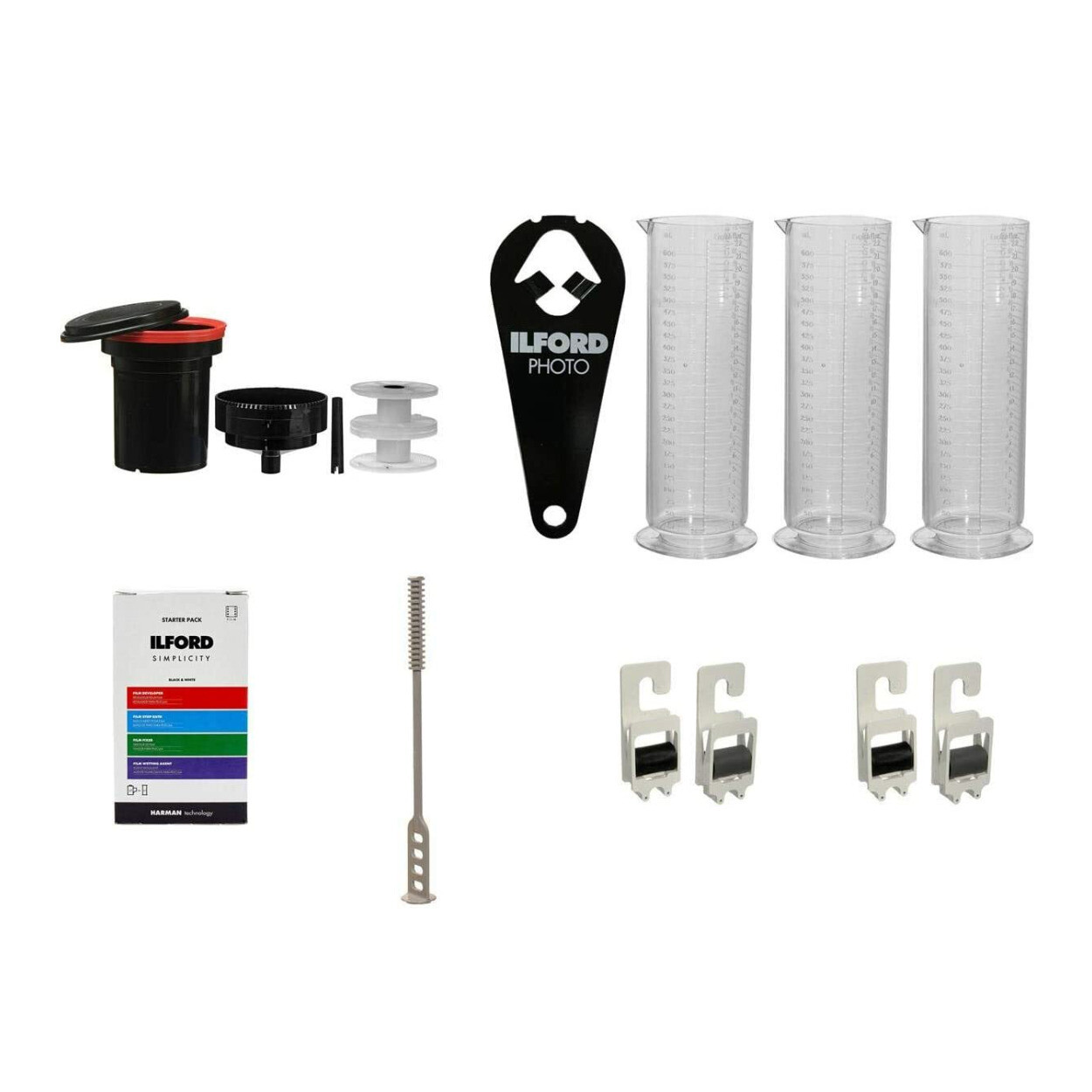 Ilford & Paterson Photographic Film Processing Kit with Changing Bag