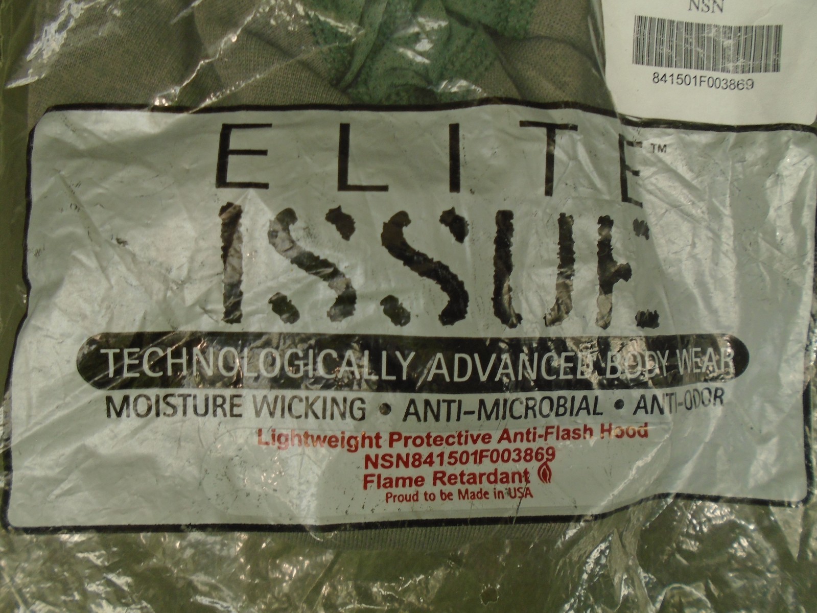 US Military Army Elite Issue Lightweight FR Hood Mask Balaclava New 247-K