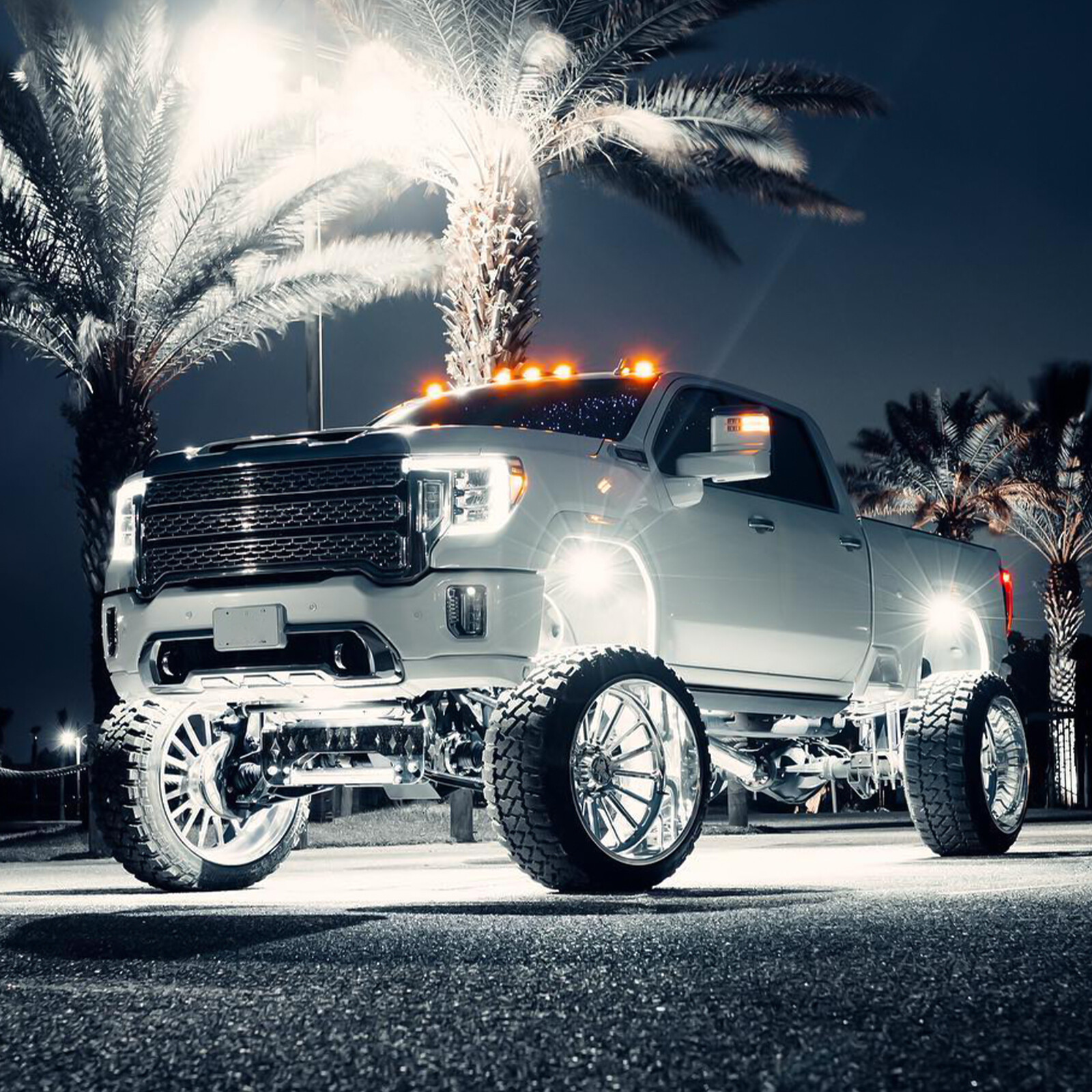 12 PCS Pure White LED Rock Lights, Waterproof Underglow Underbody Lighting Kit