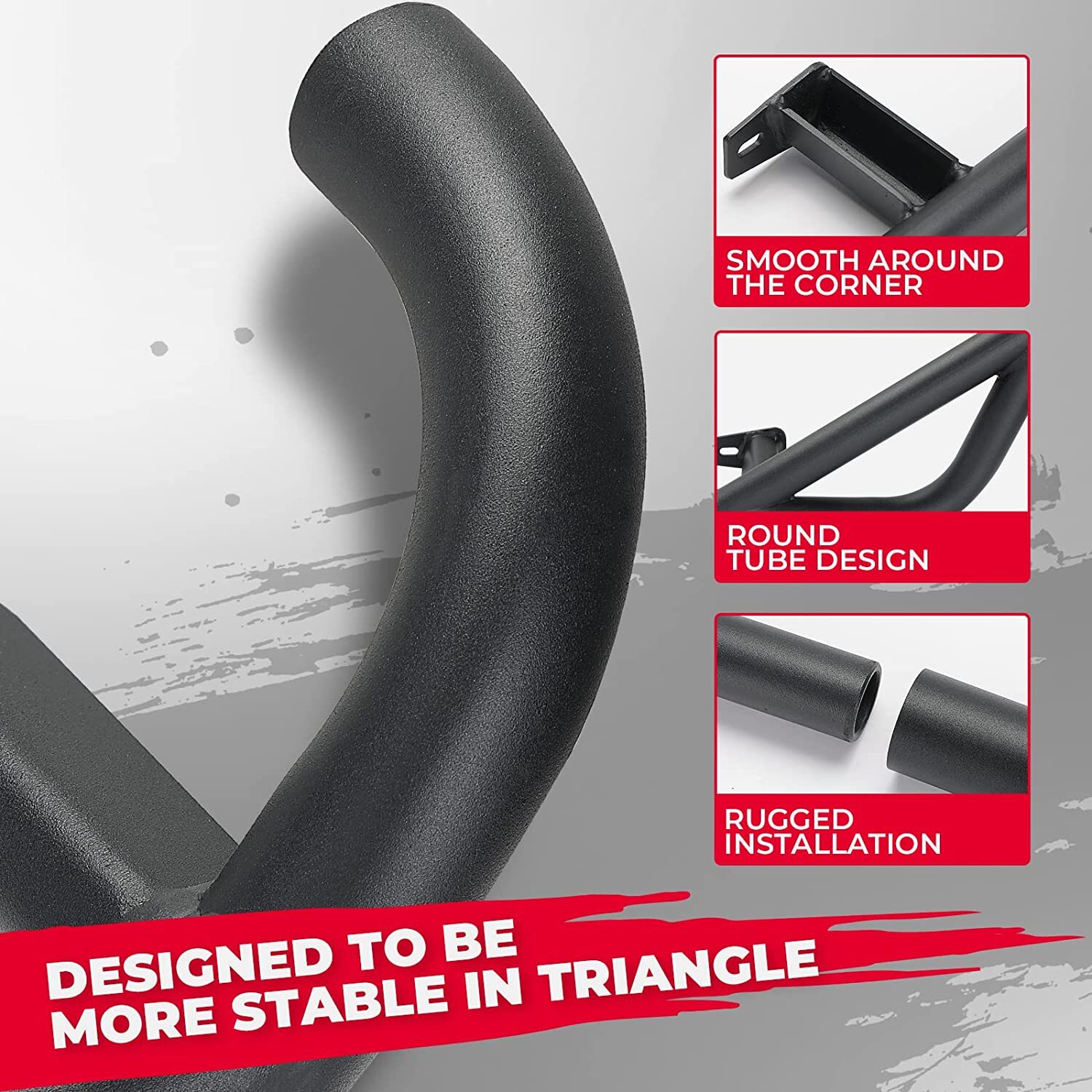 Heavy Duty Side Steps Nerf Bars For Polaris RZR XP 4 1000/ 4 900 Turbo 2015-2023