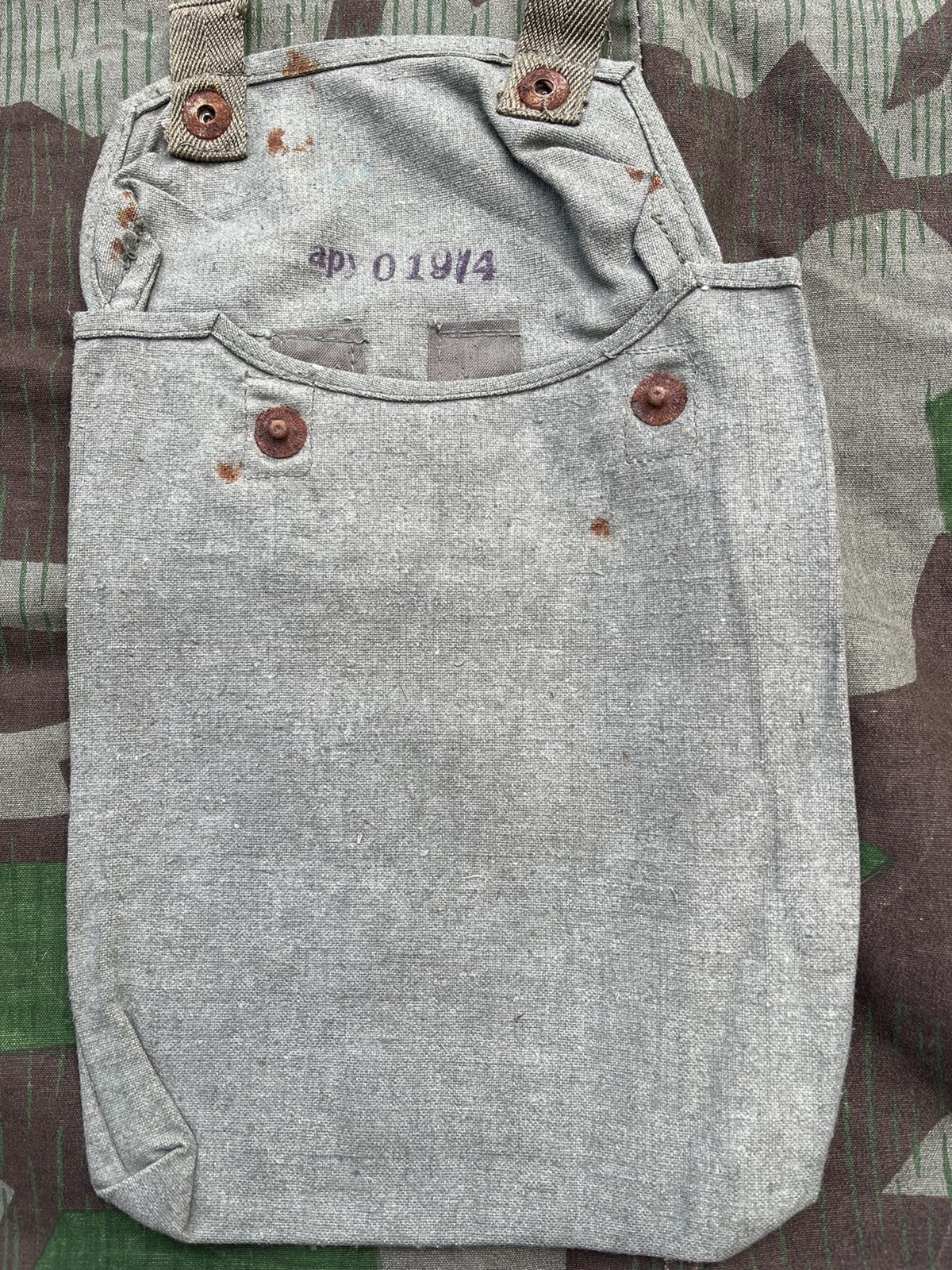 ORIGINAL WWII WW2 German Gas Cape/Gas Sheet Bag Wehrmacht UNISSUED NOS