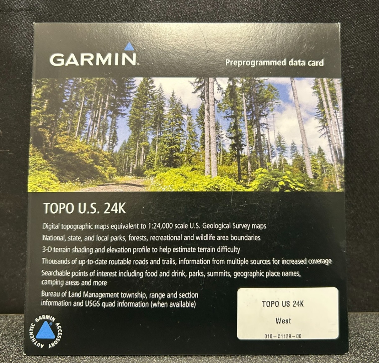 NEW Garmin TOPO US 24k West 010-C1129-00 FREE SHIPPING