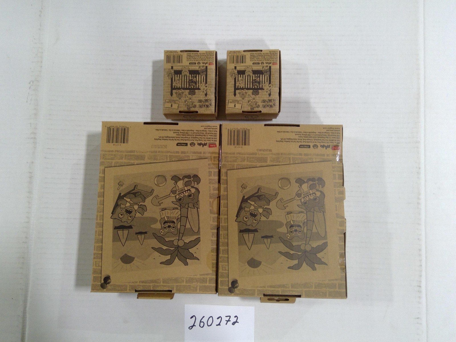 ZURU Fuggler Vacay Vibes Baby Fuggler Plush Toy Small Mini Multicolor Lot 4