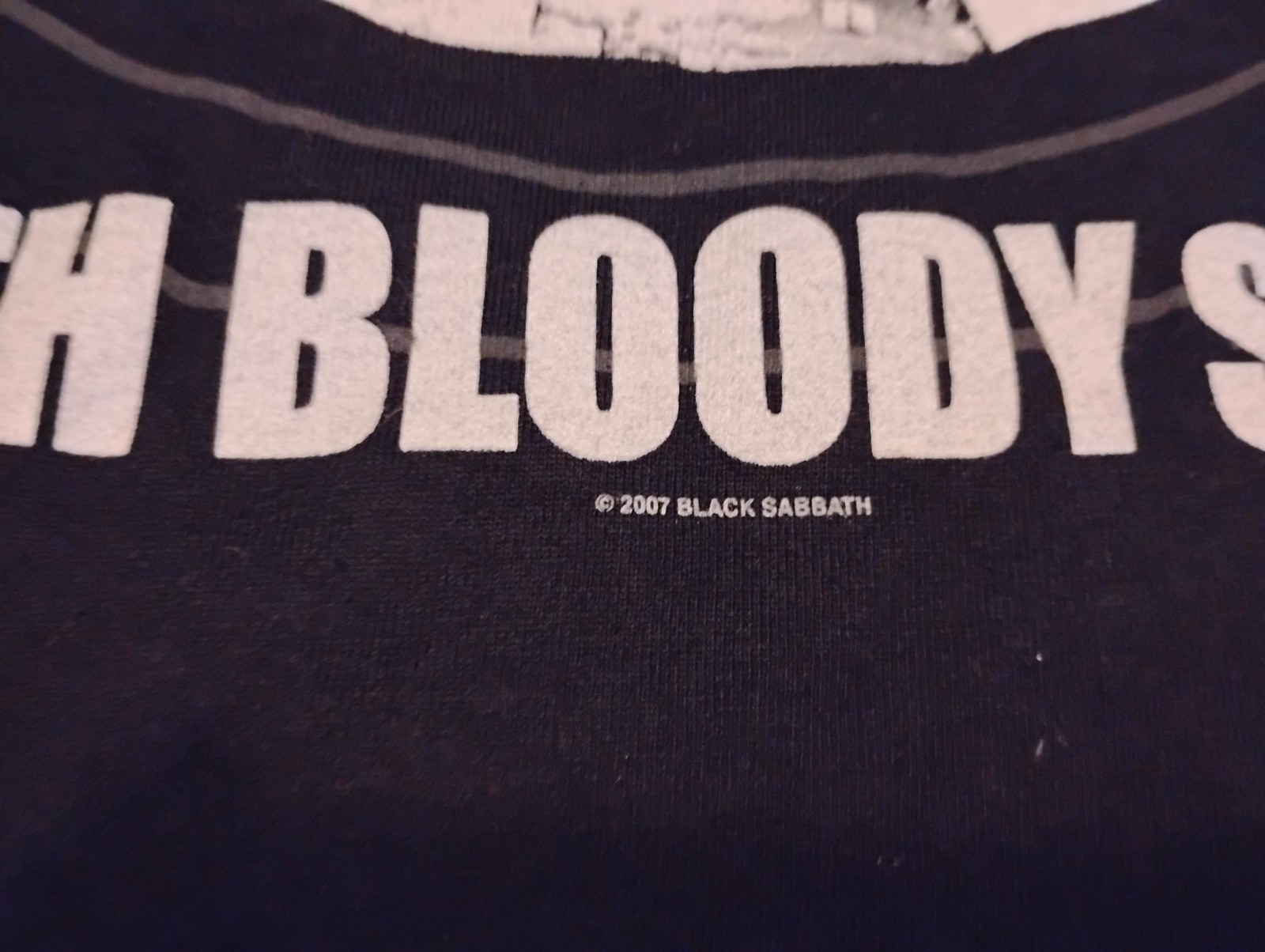 2007 -OZZY OSBOURNE(SZ-S34/36-HANES) ROCK-SHIRT(NEVER WORN BLACK SABBATH