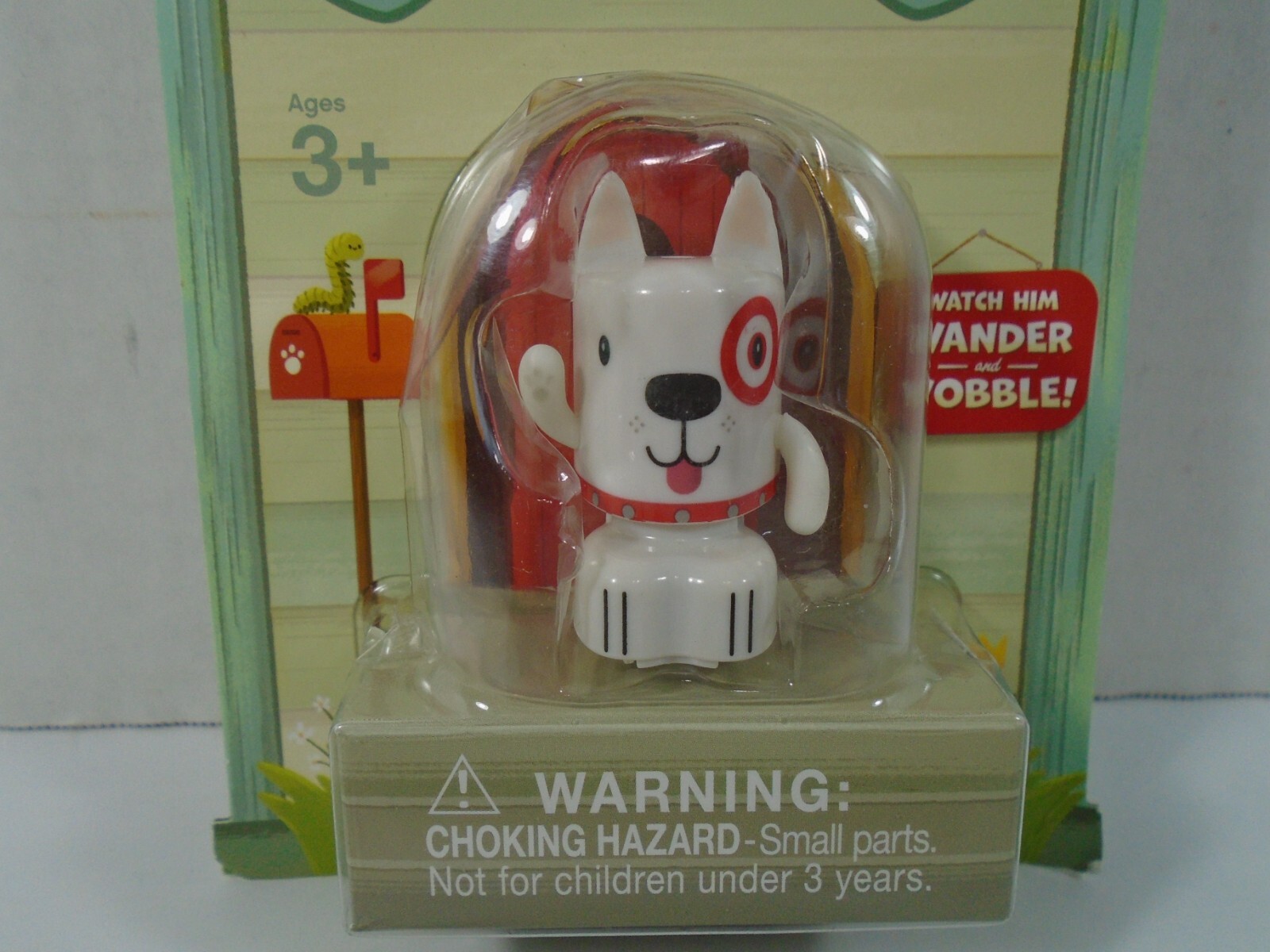 2013 HEXBUG--TARGET'S BOBBLIN' BULLSEYE DOG (LOOK) NO GIFT CARD