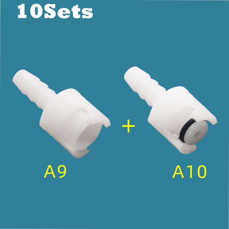 10 Sets NIBP Cuff Air Hose Connector Compatible GE Detax Ohmeda Protocol BP17,US