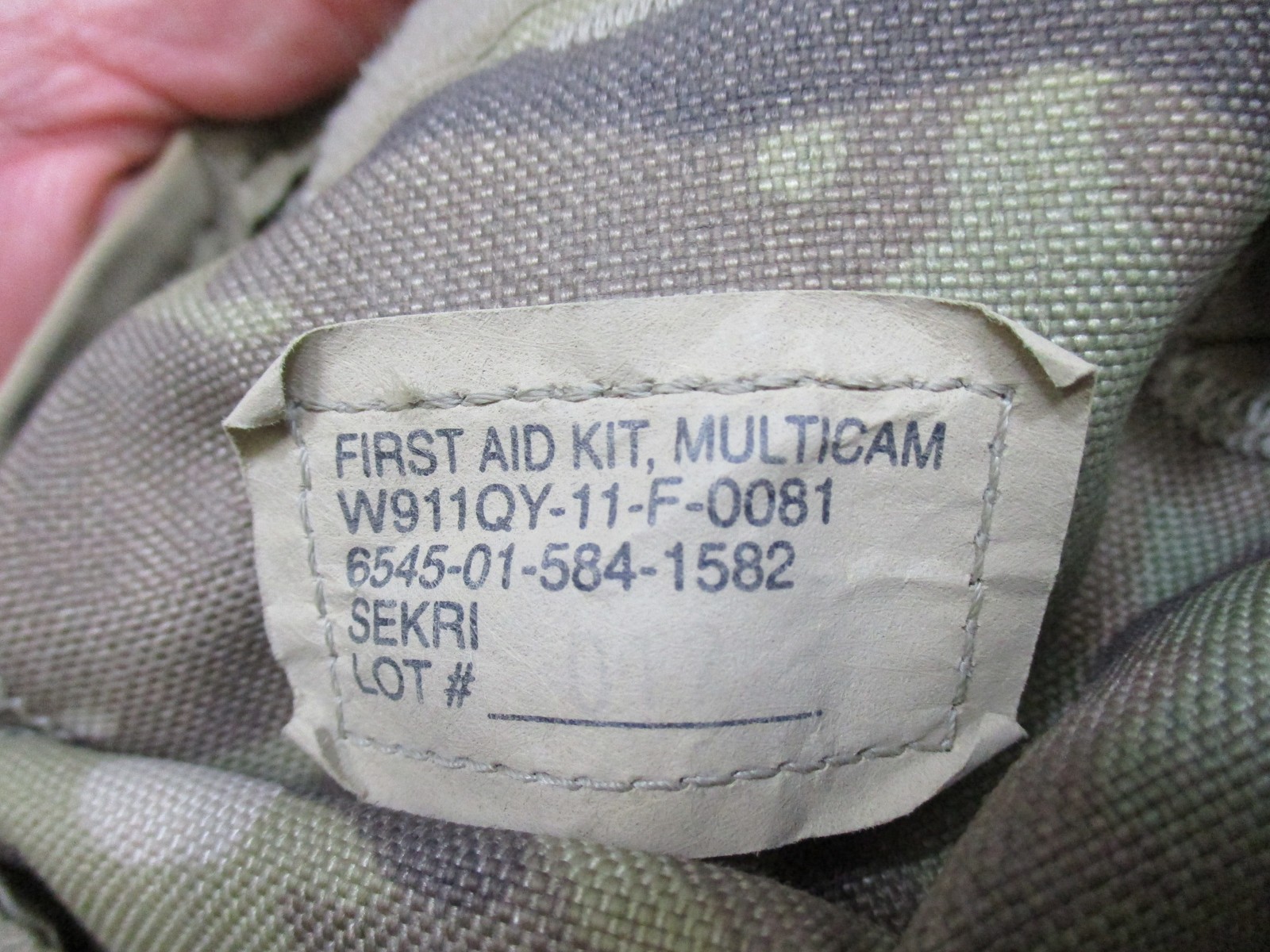 SEKRI IFAK First Aid Kit MultiCam Pouch SOF Tourniquet Trauma Bandage Gloves