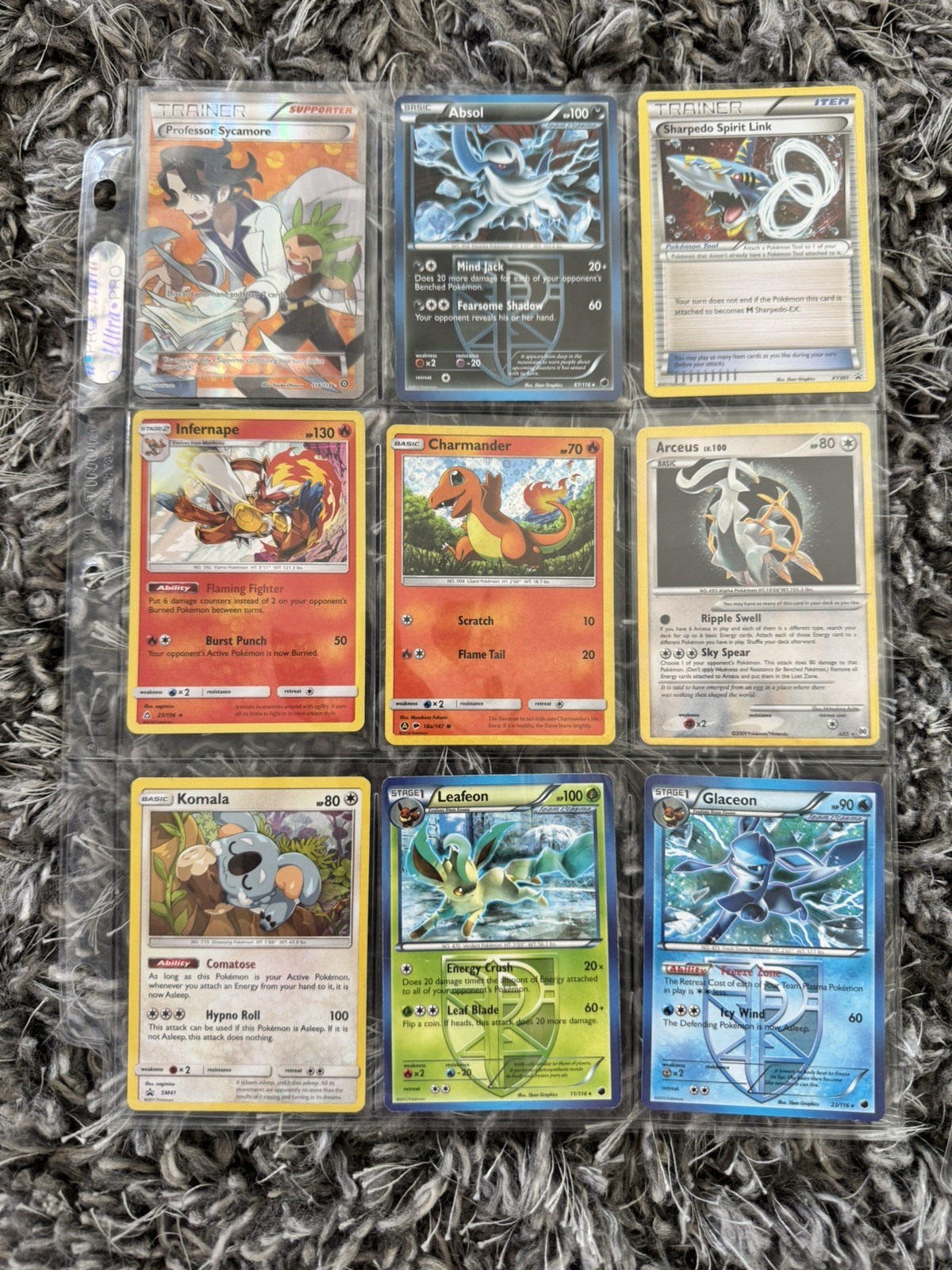 Binder Full 117 Pokemon Cards WOTC Vintage HOLO/ Rev Collection Lot Charizard