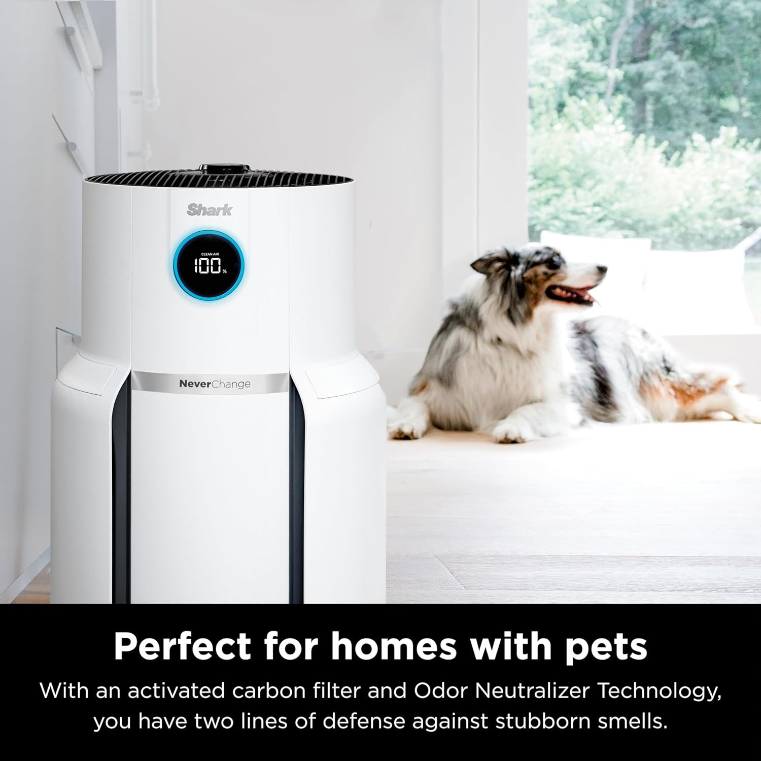 Shark R-HP302-SD Never Change Air Purifier Odor Neutralizer White Scratch & Dent