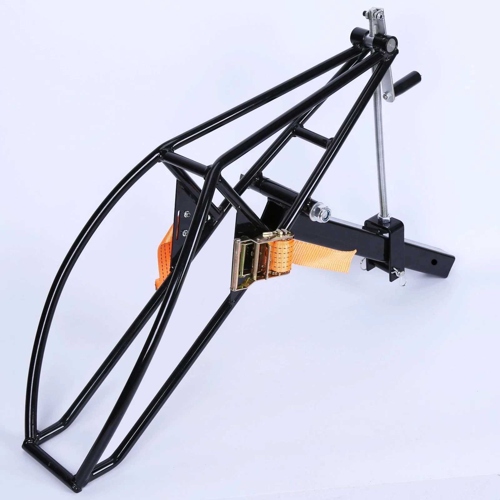 Motorcycle Scooter Dirt Bike Carrier Hauler Hitch Mount Bike Rack 1000lb W/Strap