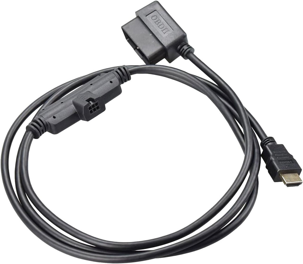 US OBD2 to HDMI Monitor Interface Cable Fits for Edge CS2 CTS2 CTS3 Replacement