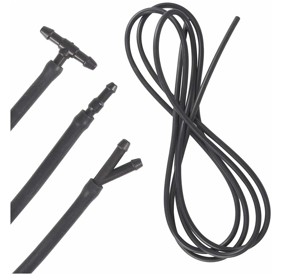 9.8Ft Windshield Washer Hose Wiper Blade Pipe Tube Jet Spray Nozzle 4X Connector