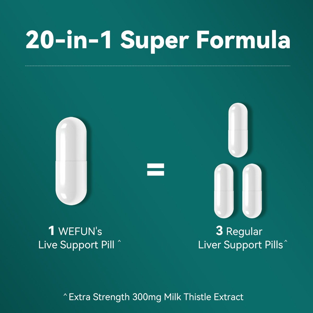 Liver Cleanse Detox & Repair Formula with Premium Milk Thistle - 45 Day Supply