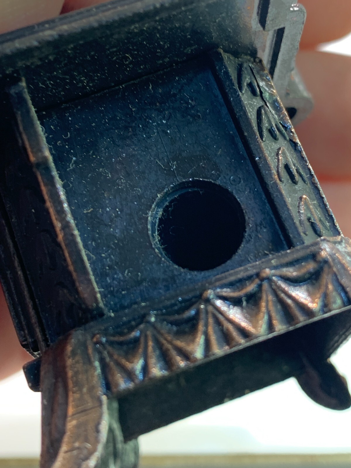 Vintage Die-Cast Pencil Sharpener Queen Cast Iron Style Stove With Box PSE