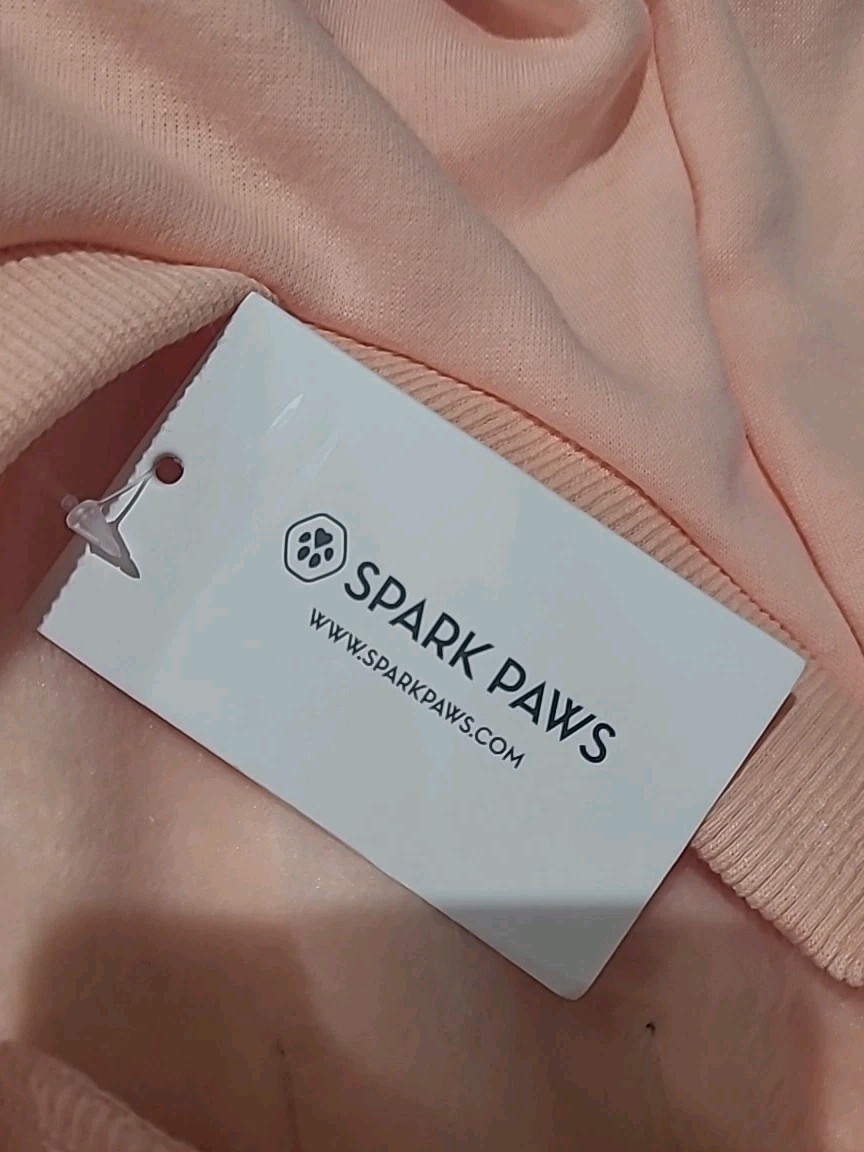 Spark Paws Medium Dog Hoodie Color-Cotton candy Nwt