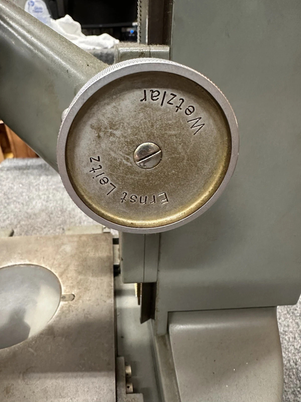 Ernst Leitz Wetzlar 447089 447364 Toolmaker's Microscope Geo Scherr