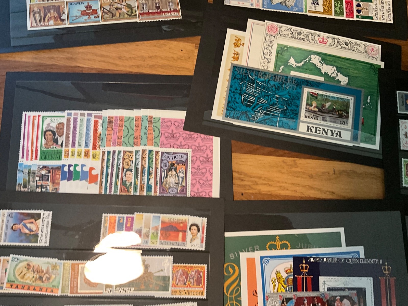 BRITISH COMMONWEALTH royalty huge lot MNH sets and sheets 30cards z