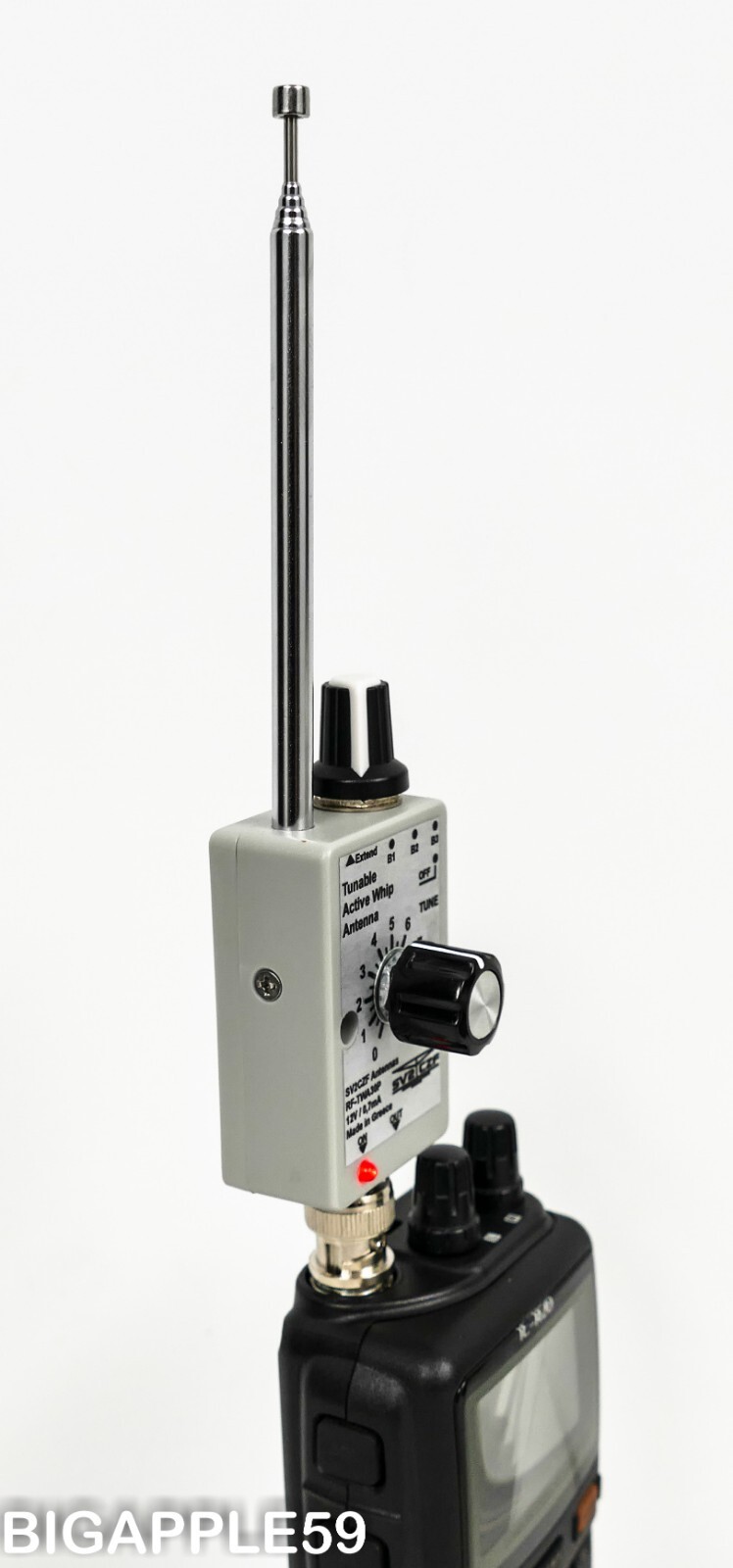 Active Whip Antenna 400 KHz - 30 MHz For Icom IC-R20 * AOR AR8200 *Alinco DJ-X11