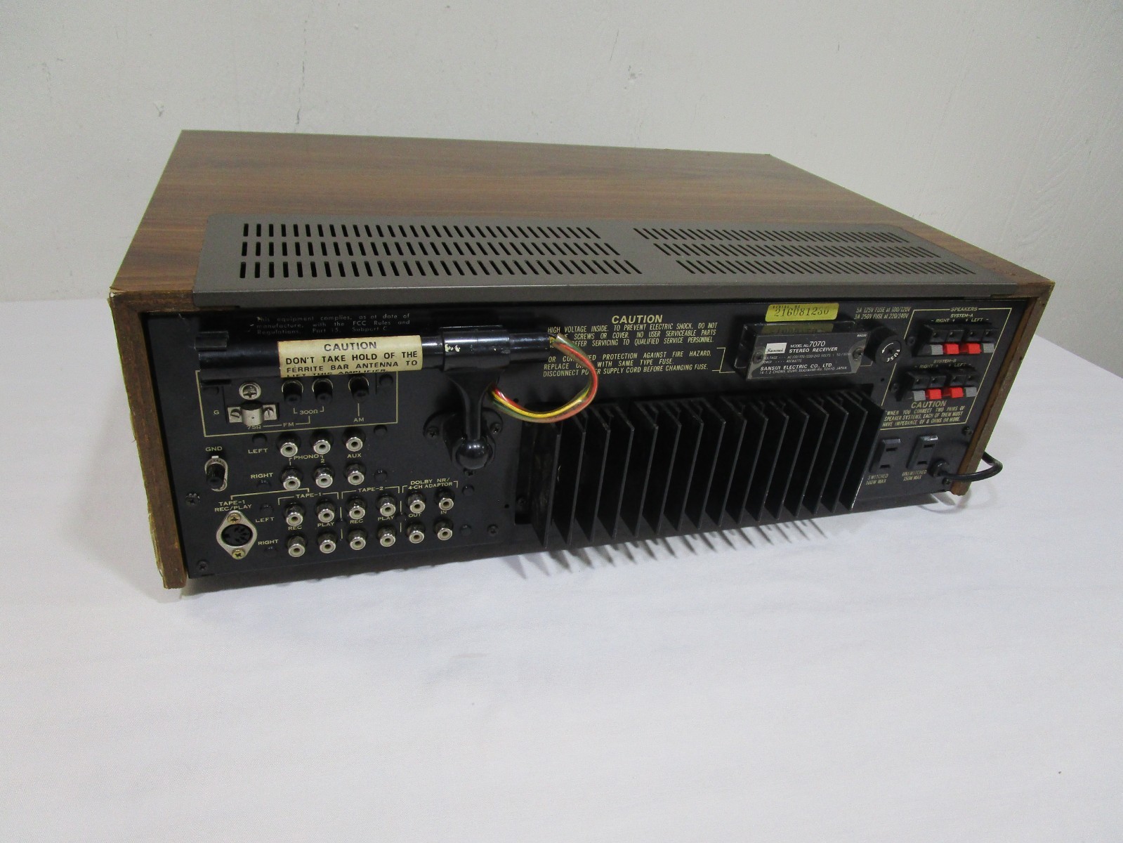 Very Nice Sansui 7070 Stereo Receiver w/ New LEDs - Serviced - Recapped - Cool!