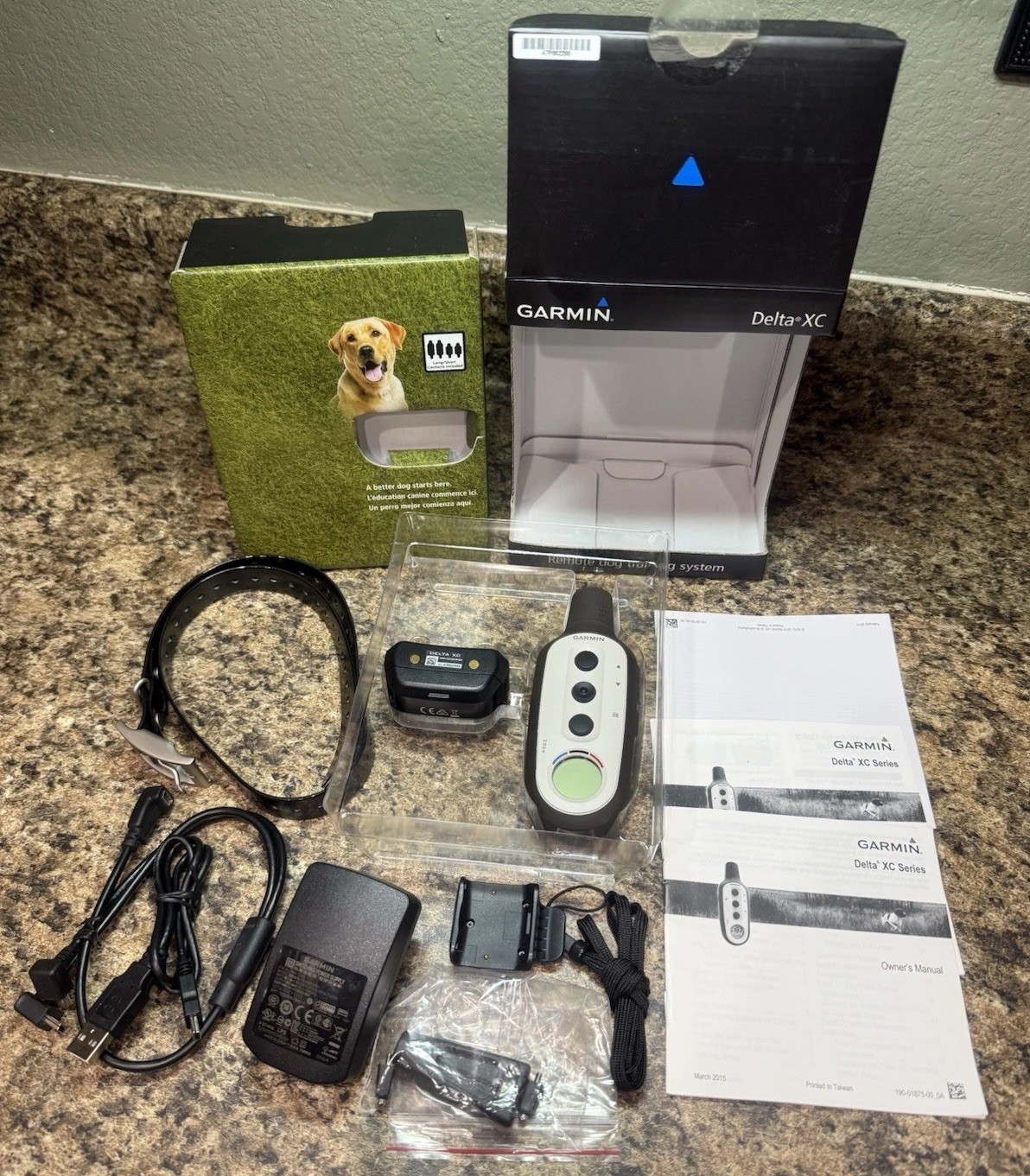 Garmin Delta XC Dog Training Collar & Transmitter NEW OPEN BOX
