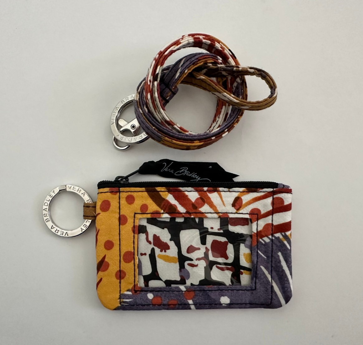 Vera Bradley Lanyard and Zip ID Case New - Buyer's Choice