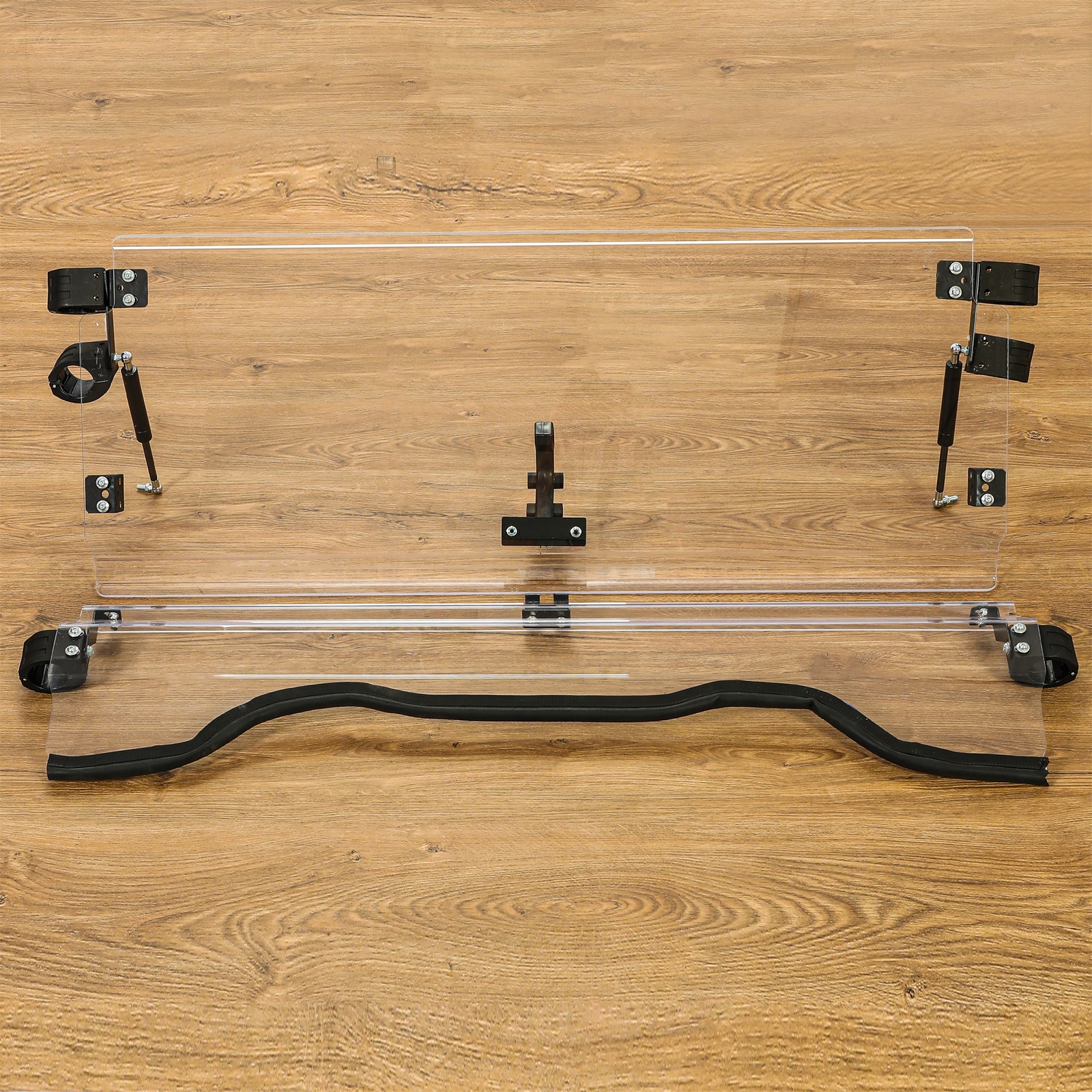 Front Scratch Resistant Flip Windshield Clear For 2014-2024 Honda Pioneer 700 4