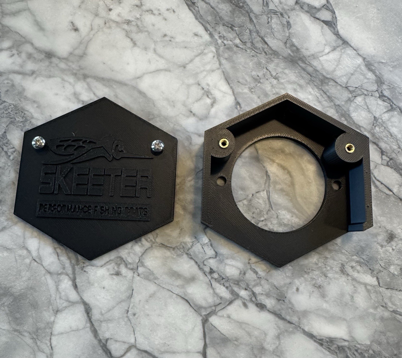 Boat Wire Hole Cover Up To 2” Diameter - Customized With Your Favorite Logo