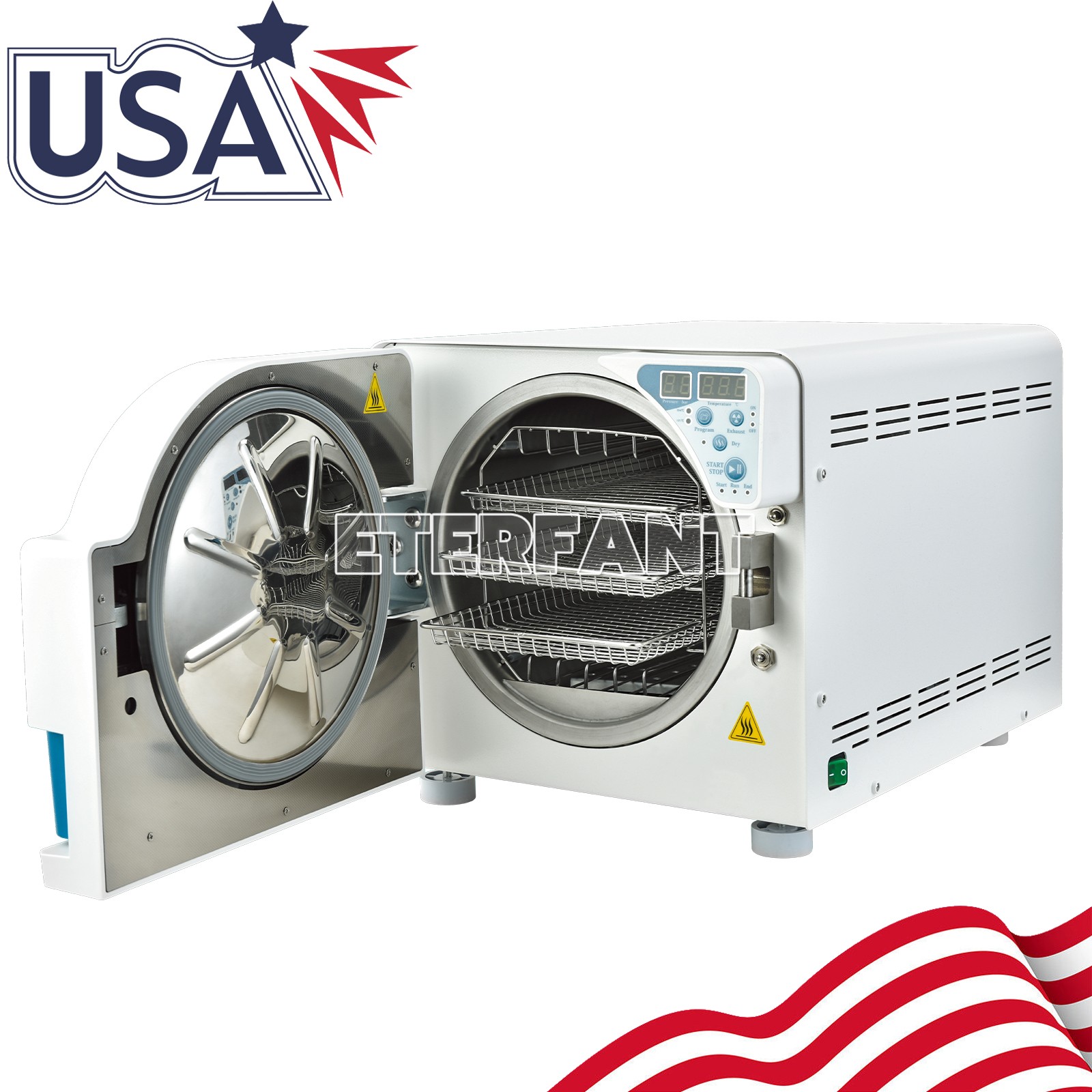 16L Class N Dental Medical Autoclave Steam Sterilizer Drying Function JCH-16 USA