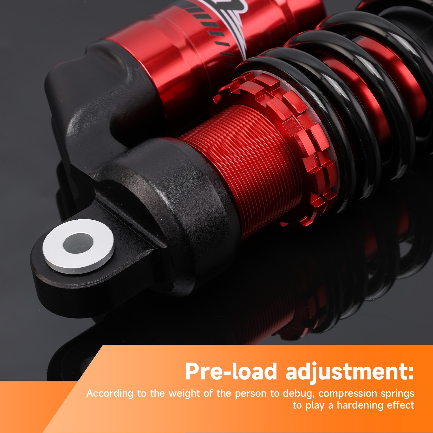 Stage 3 Front Shocks Absorbers Spring for 2003-2014 Suzuki Quadsport Z400 LTZ400