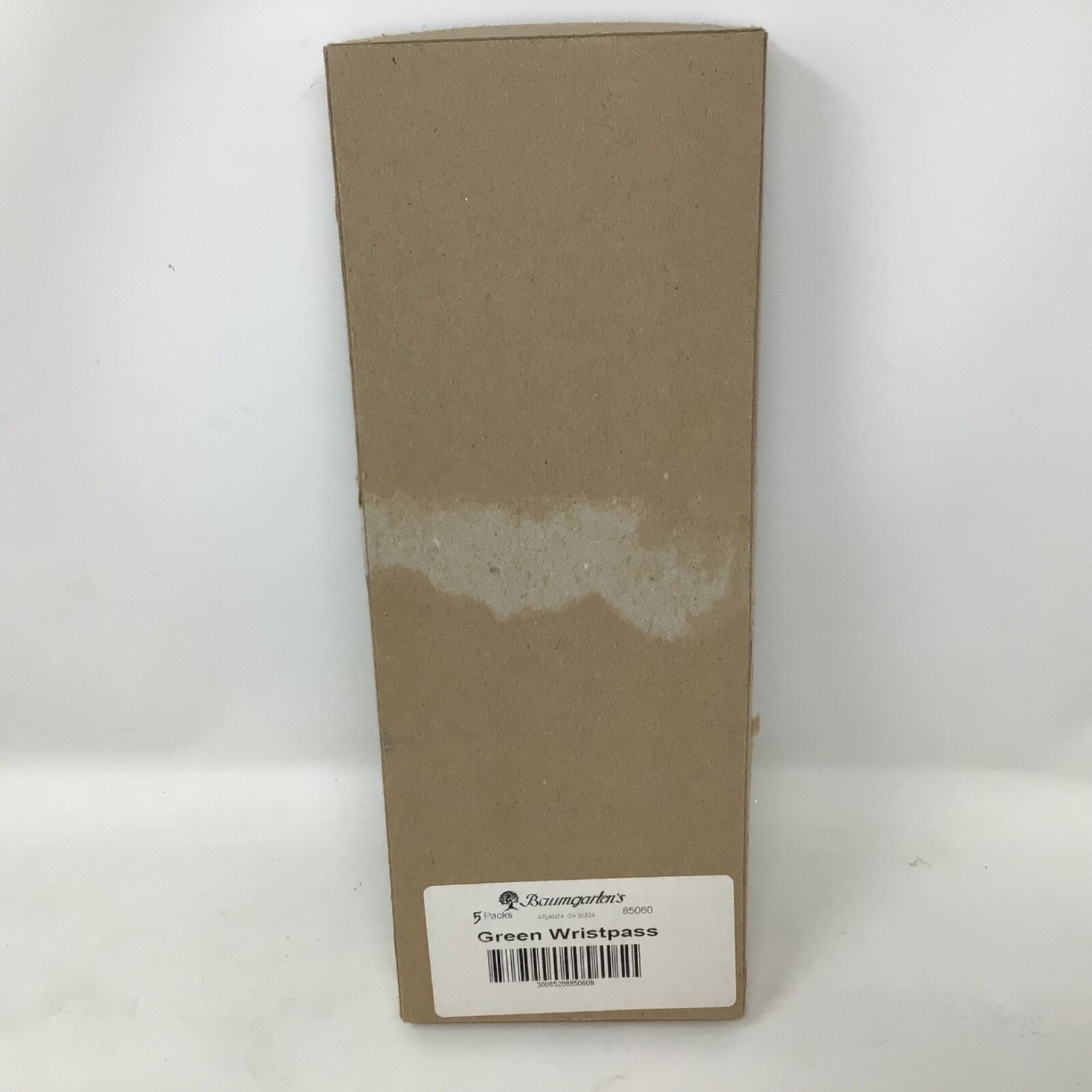 500 Count Tyvek Baumgartens Wristband Wristpass 85060 Security numbered Green