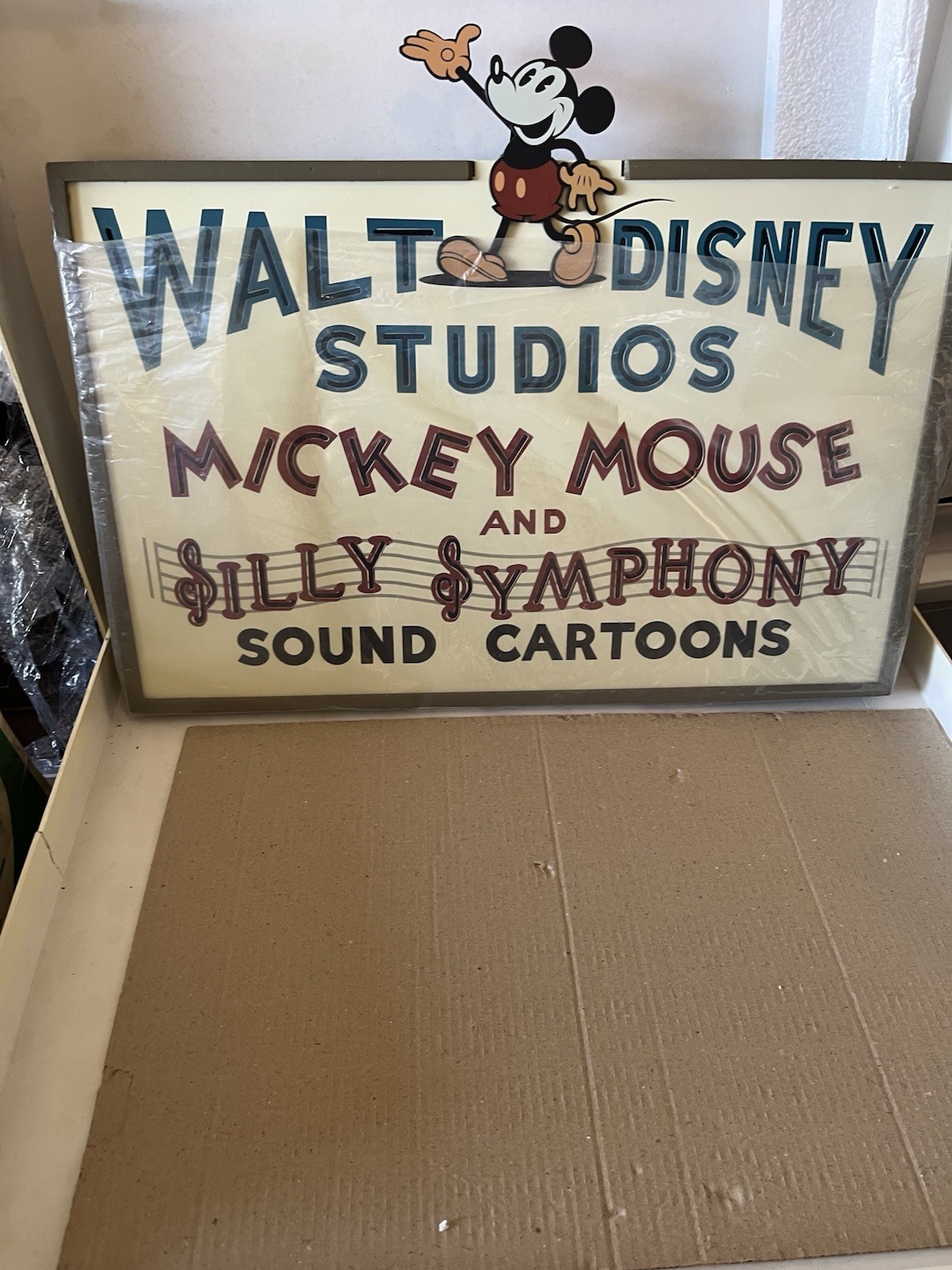 Disney Hyperion Studio Sign Replica 2006 - artist Kevin and Jody Very Rare 1000p