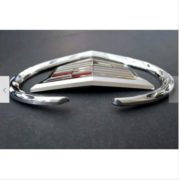 Cadillac Front Grille 6" Emblem Hood Badge Logo Chrome Color Symbol New Ornament