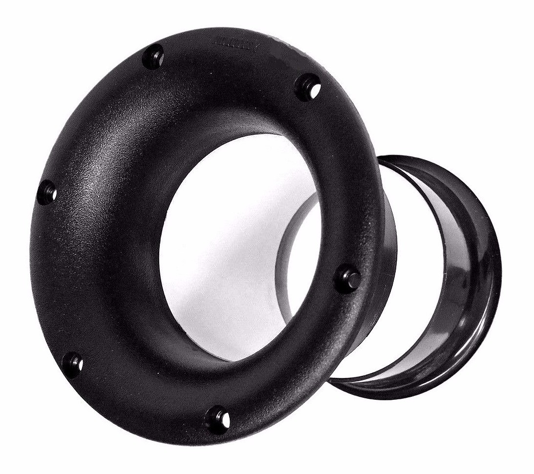 High Quality Molded 4" x 10" Aero-port for 10"-18" Sub-woofer Bass Enclosure US