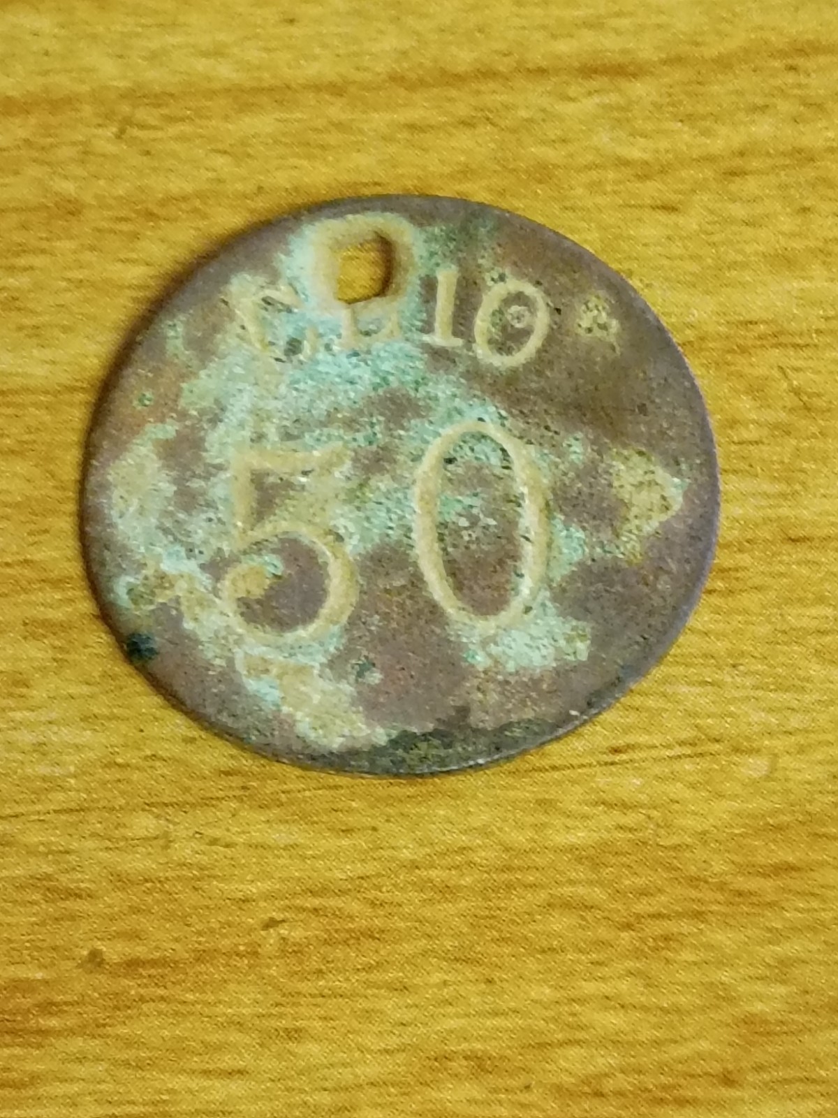 CLIO Plantation Token 50 Cents RARE