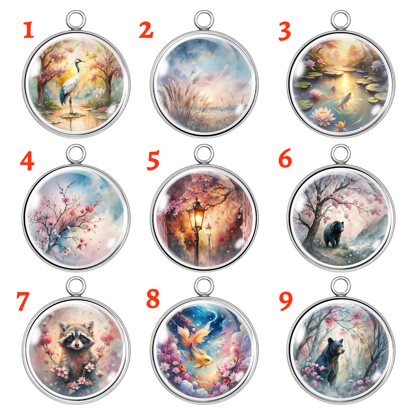 Whispers of Spring Charms – Nature, Renewal & Tranquility Charm Collection