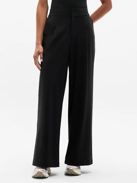 ATHLETA Pinnacle High Rise Trouser Plus 20 | Black Pant #472041 NEW