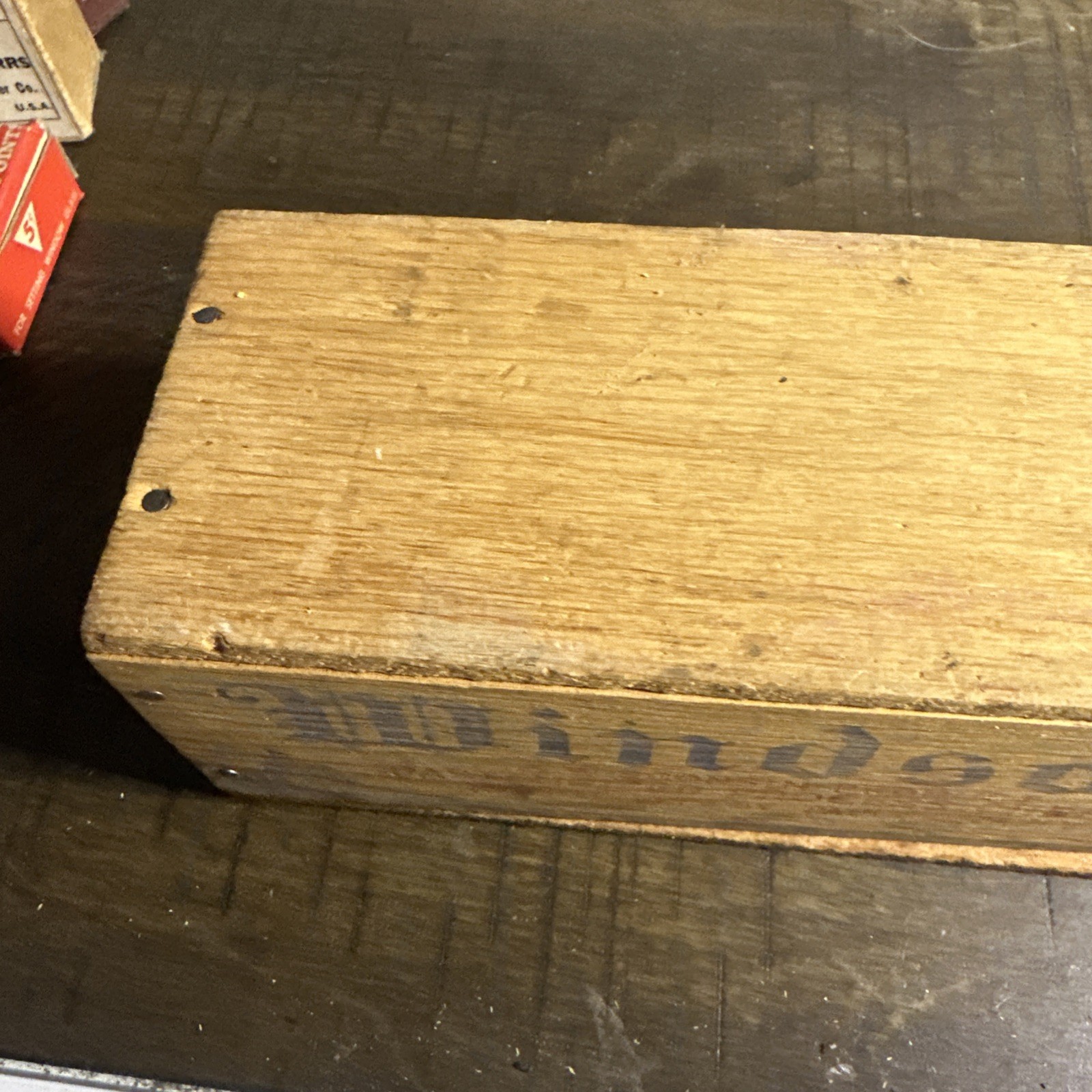 Vintage Windsor Club Two Pound Wood Cheese Box Manitowoc Wisconsin FREE SHIPPING