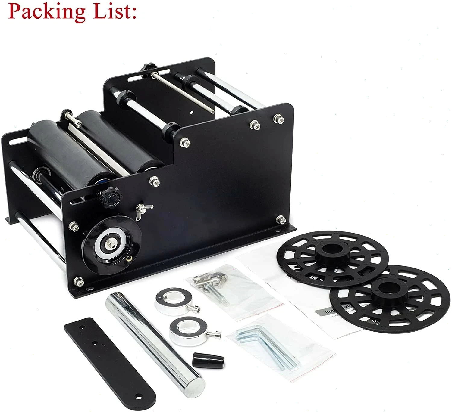 Manual Labeling Machine MT30 Label Maker Printer Round Bottle Label Applicator