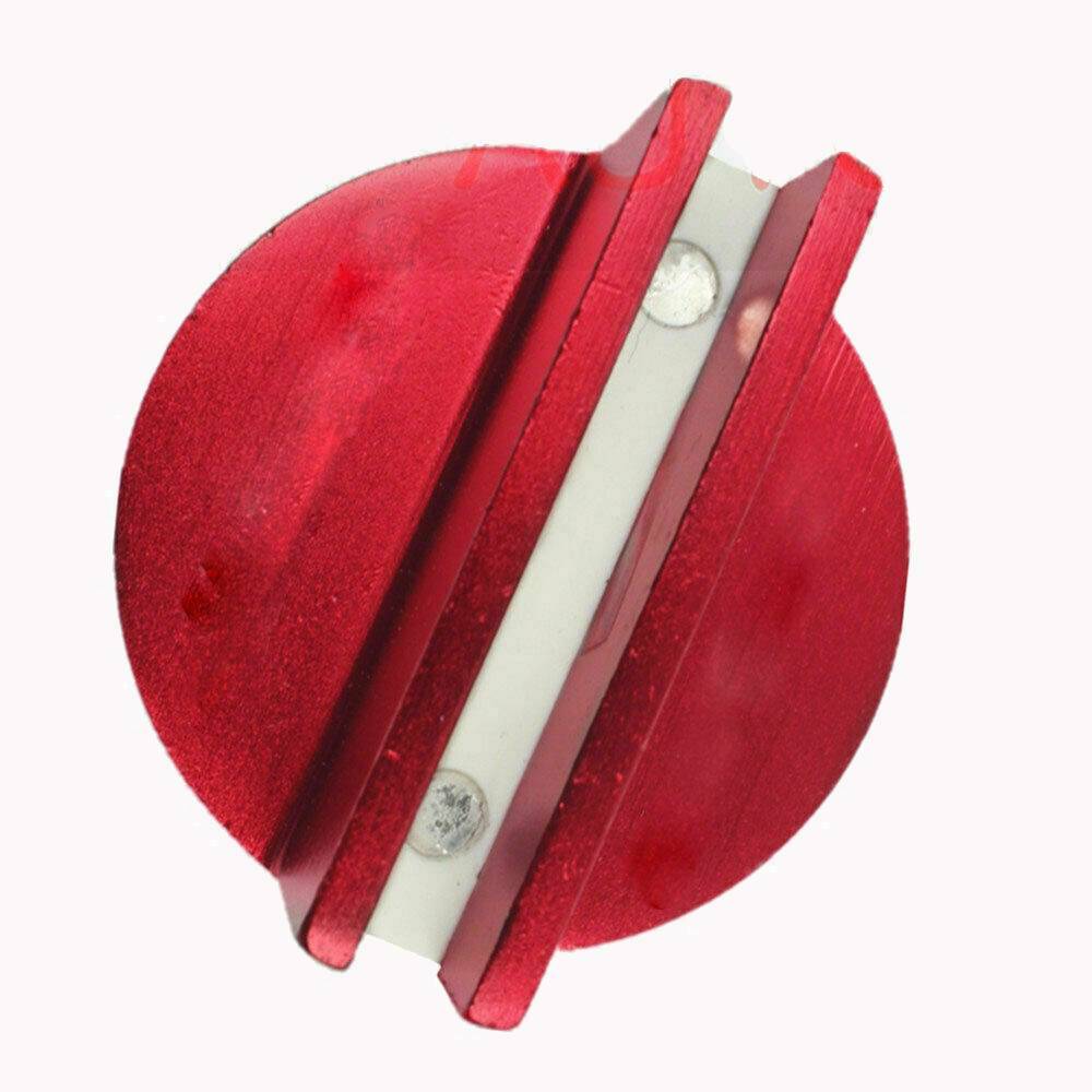 Premium Slotted Universal Magnetic Jack Pad Pinch Weld Frame Rail Adapter Red
