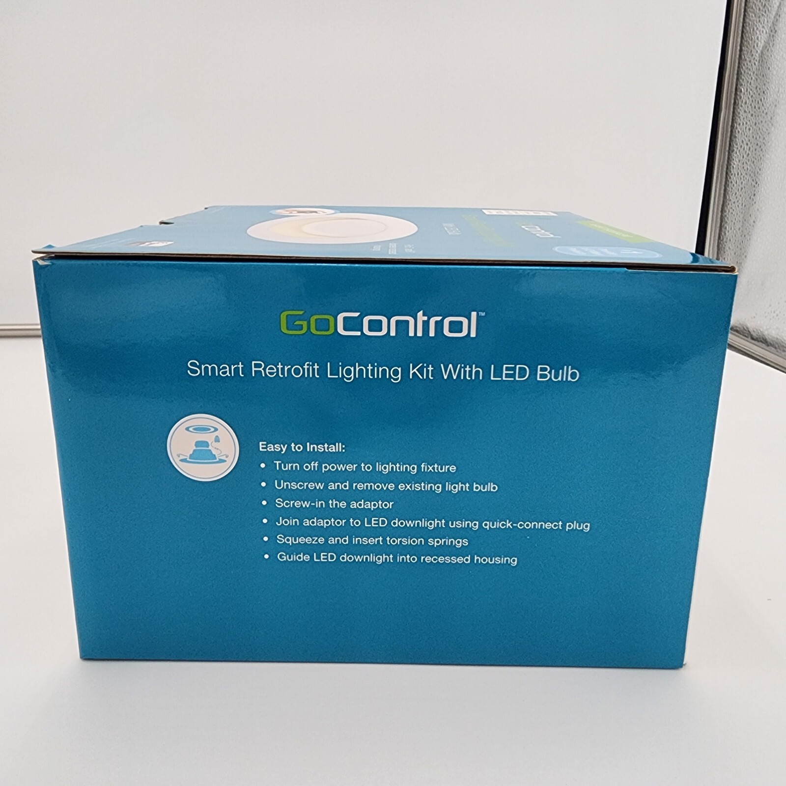 GoControl LB65R6Z-1 Z-Wave Plus Smart LED Recessed Retrofit Light Kit 5"-6" NEW