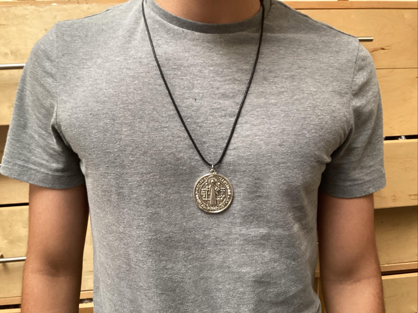 Medal St Benedict 2” Protection Exorcism Holy FavorCard Medalla S Benito Oración