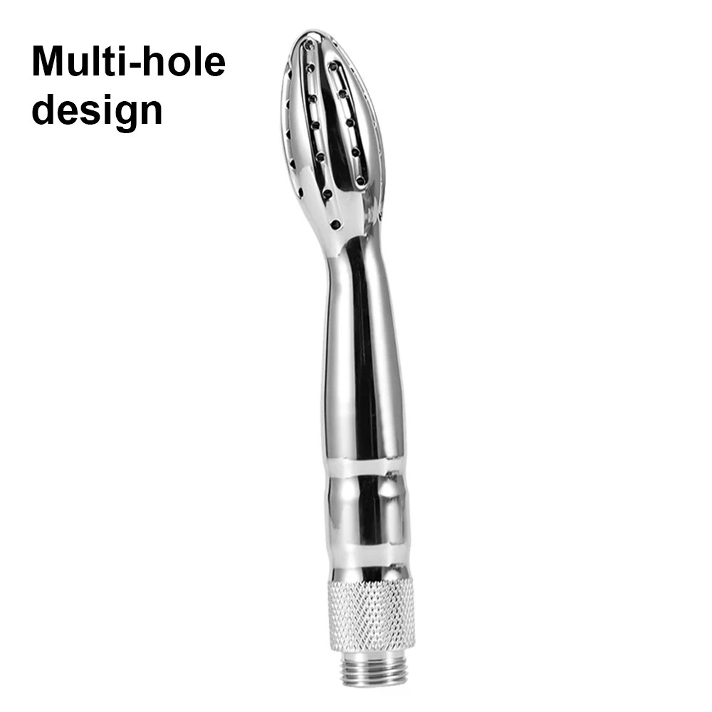 Men Shower Enema System Vaginal Anal Cleaner Tube Wash Metal Colon Douche Nozzle