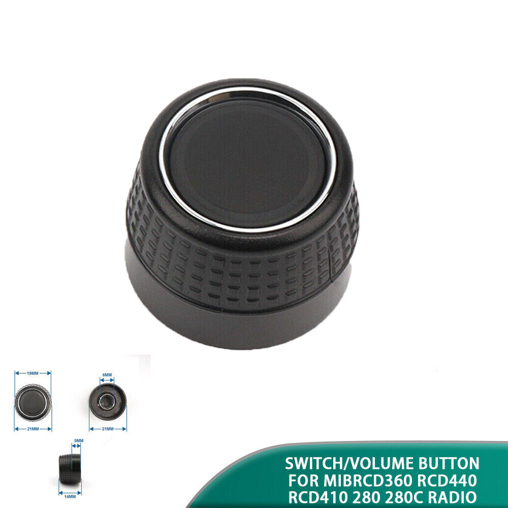 For VW RCD360 RCD440 RCD410 280 280C MIB Car Radio Knob Button Turn Knob Right