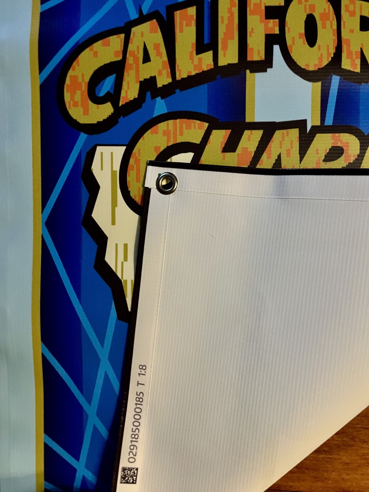 Keeling & Clayton California Charger cowl garage shop banner approx 2x4 NHRA