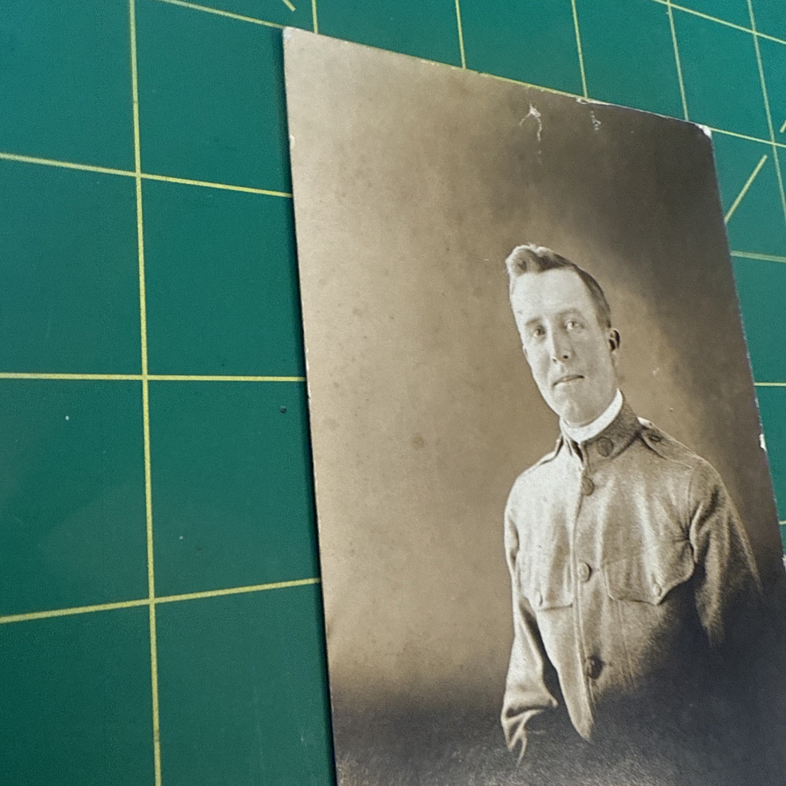 WW1 Photo Postcard Named RPPC